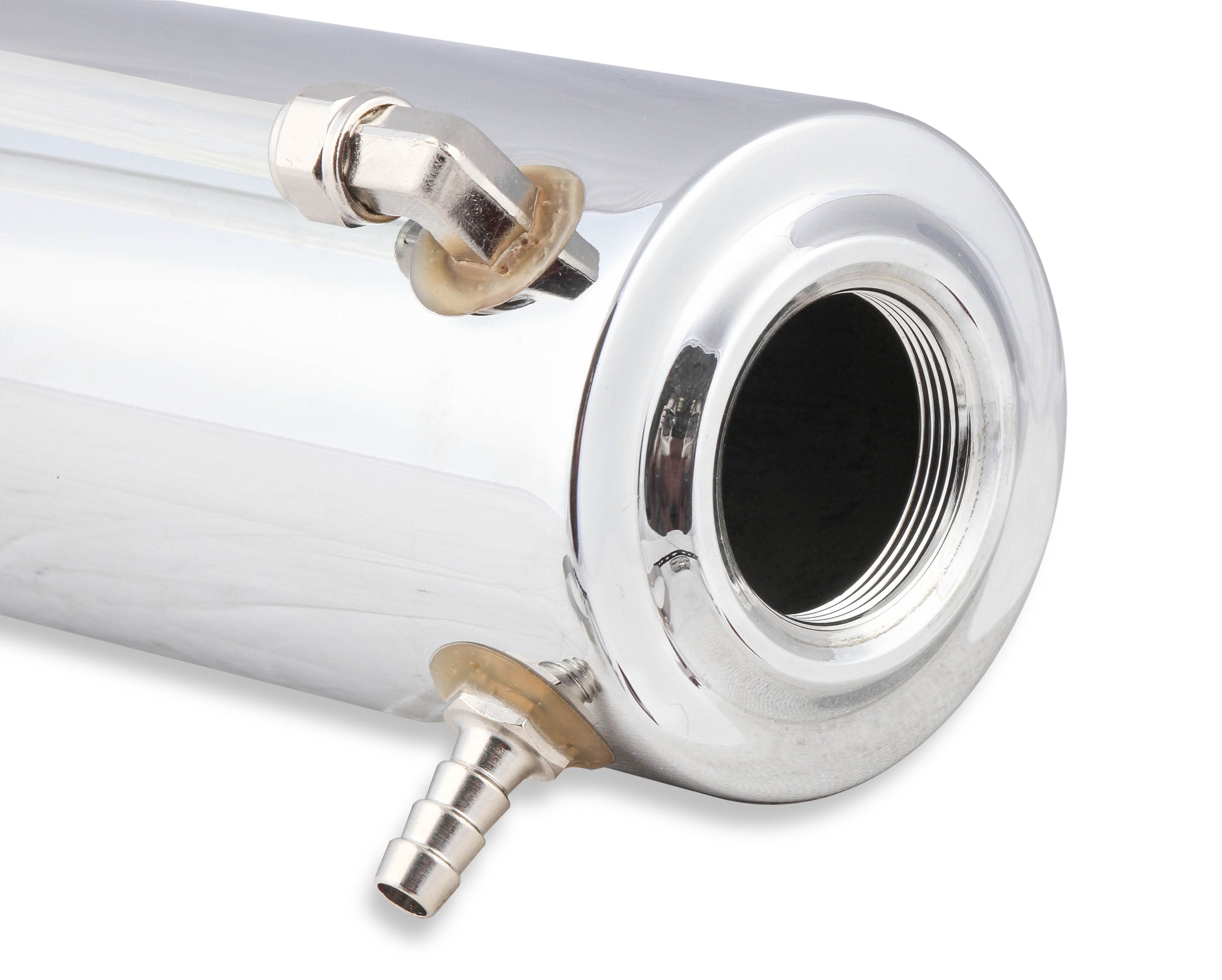 Mr Gasket Mr. Gasket Radiator Fluid Reservoir / Recovery Tank - Polished Aluminum 9135 product image 4