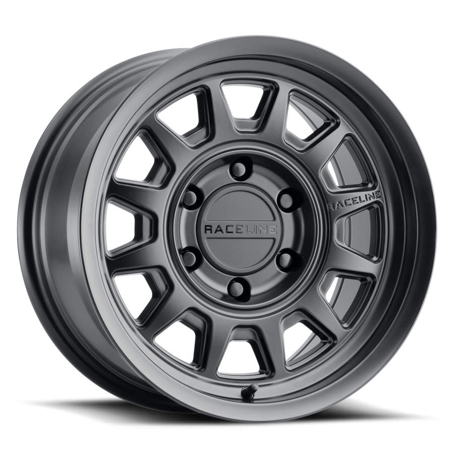Aluminum Wheels 17x9 Aero HD 952B Satin Black -12 Offset 5 on 127 Bolt Pattern 78.1 Bore Raceline