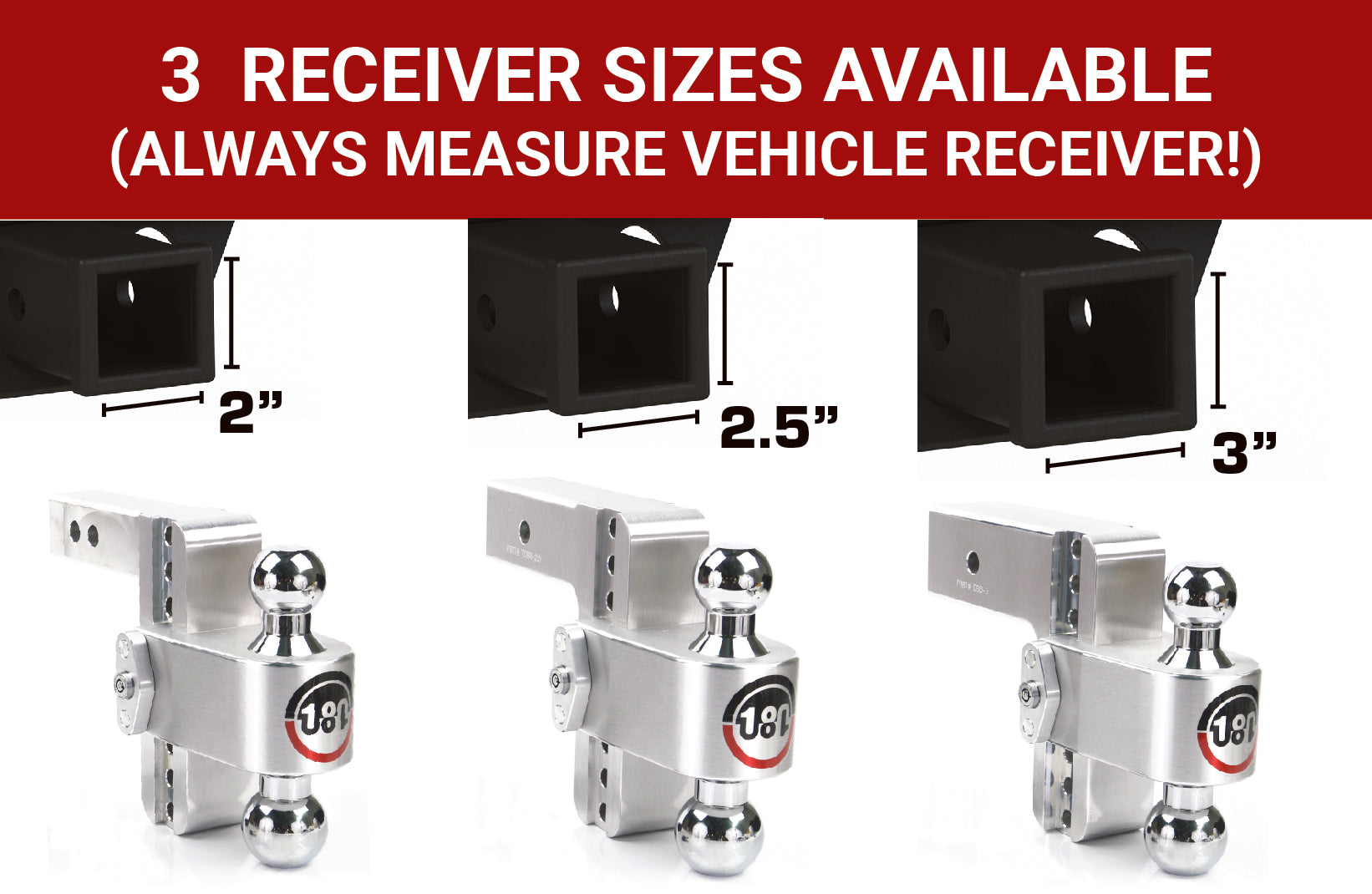Weigh Safe CTB4-2-KA 180 Hitch - Drop Hitch withChrome Combo Ball - 4" Drop for 2" Shank withHitch Pin