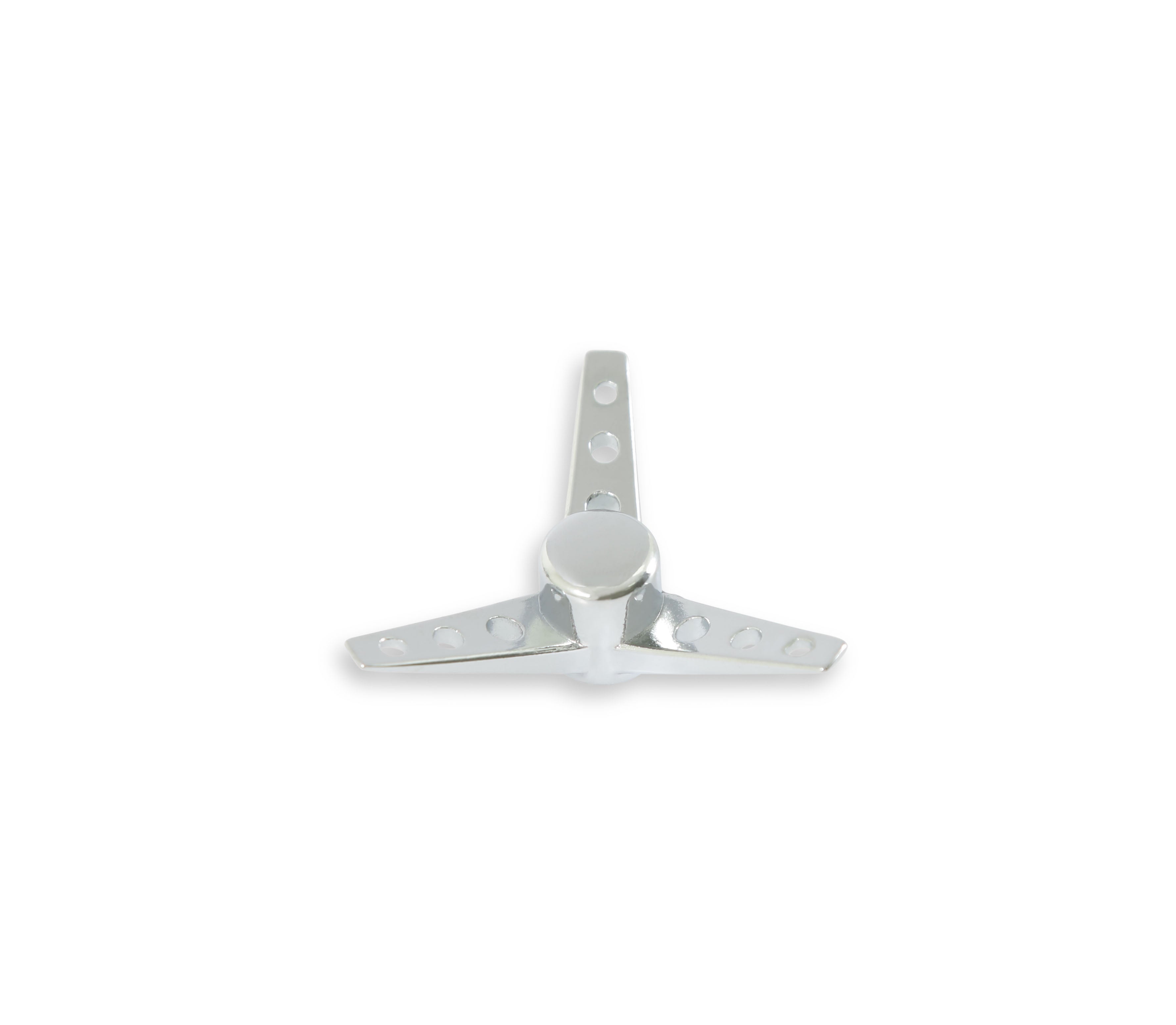 Mr Gasket Mr. Gasket Air Cleaner Wing Nut - Tri-bar - Chrome 9868 product image 2