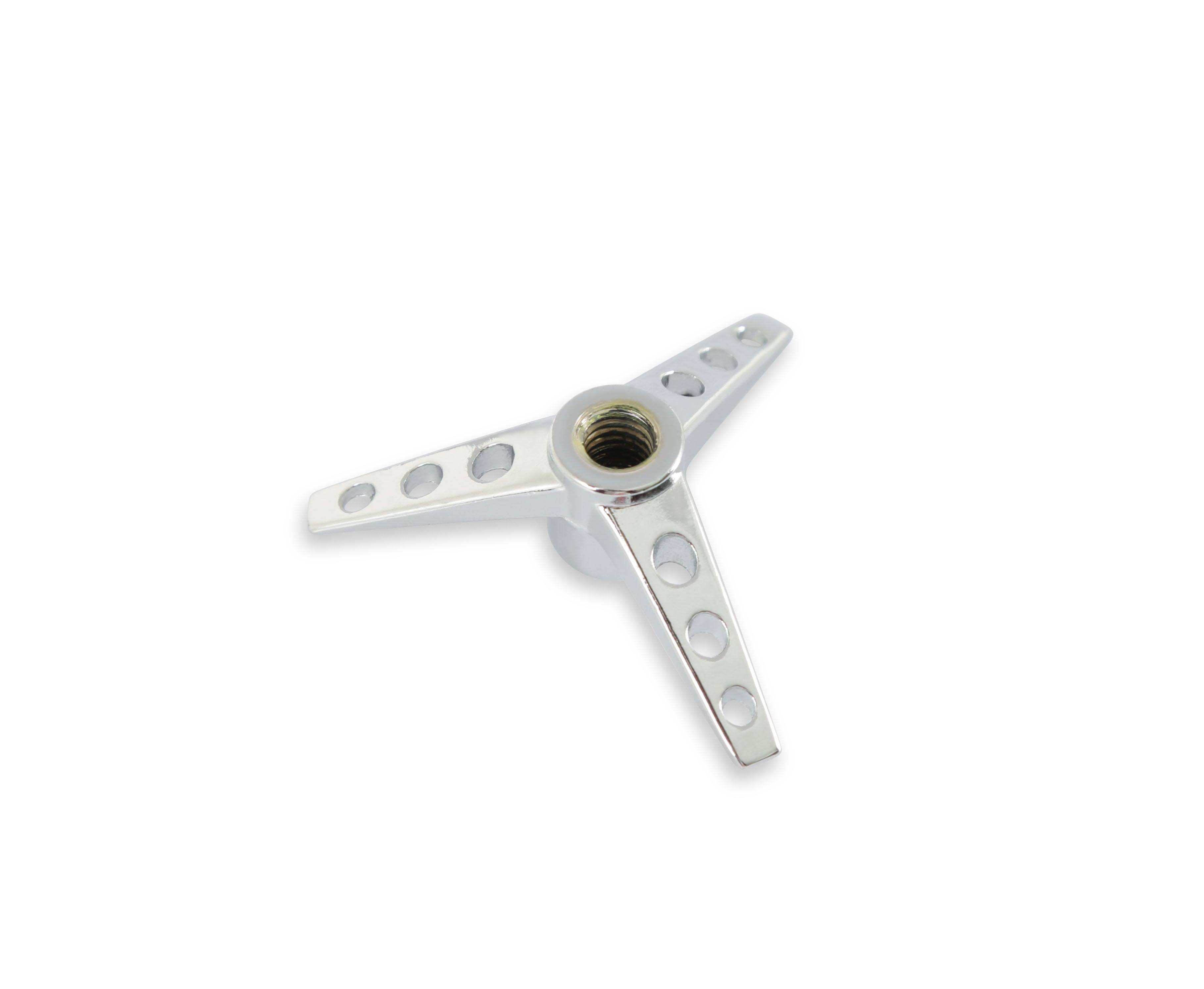 Mr Gasket Mr. Gasket Air Cleaner Wing Nut - Tri-bar - Chrome 9868 product image 3