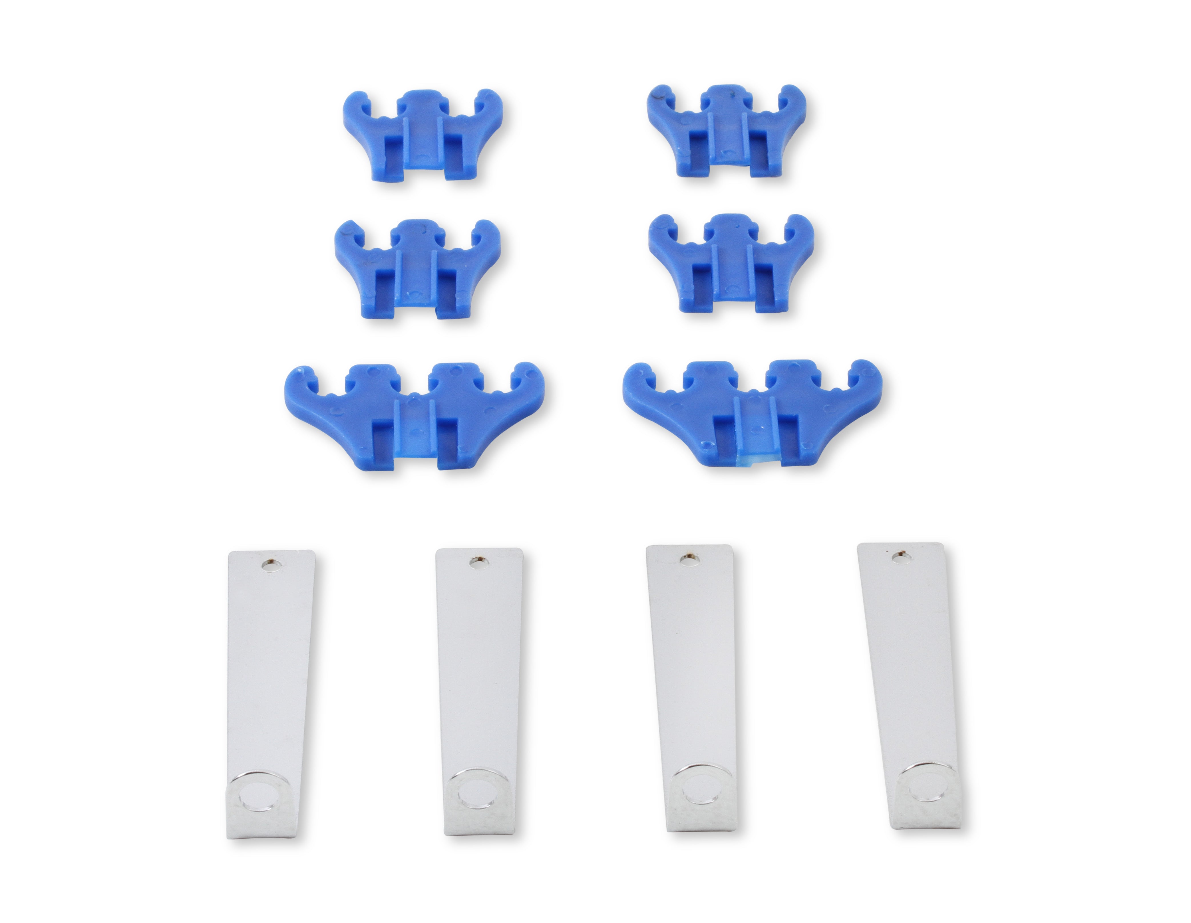 Mr Gasket Mr. Gasket Standard Wire Loom Kit - Chrome / Blue Spark Plug Wire Set 9881 product image 3
