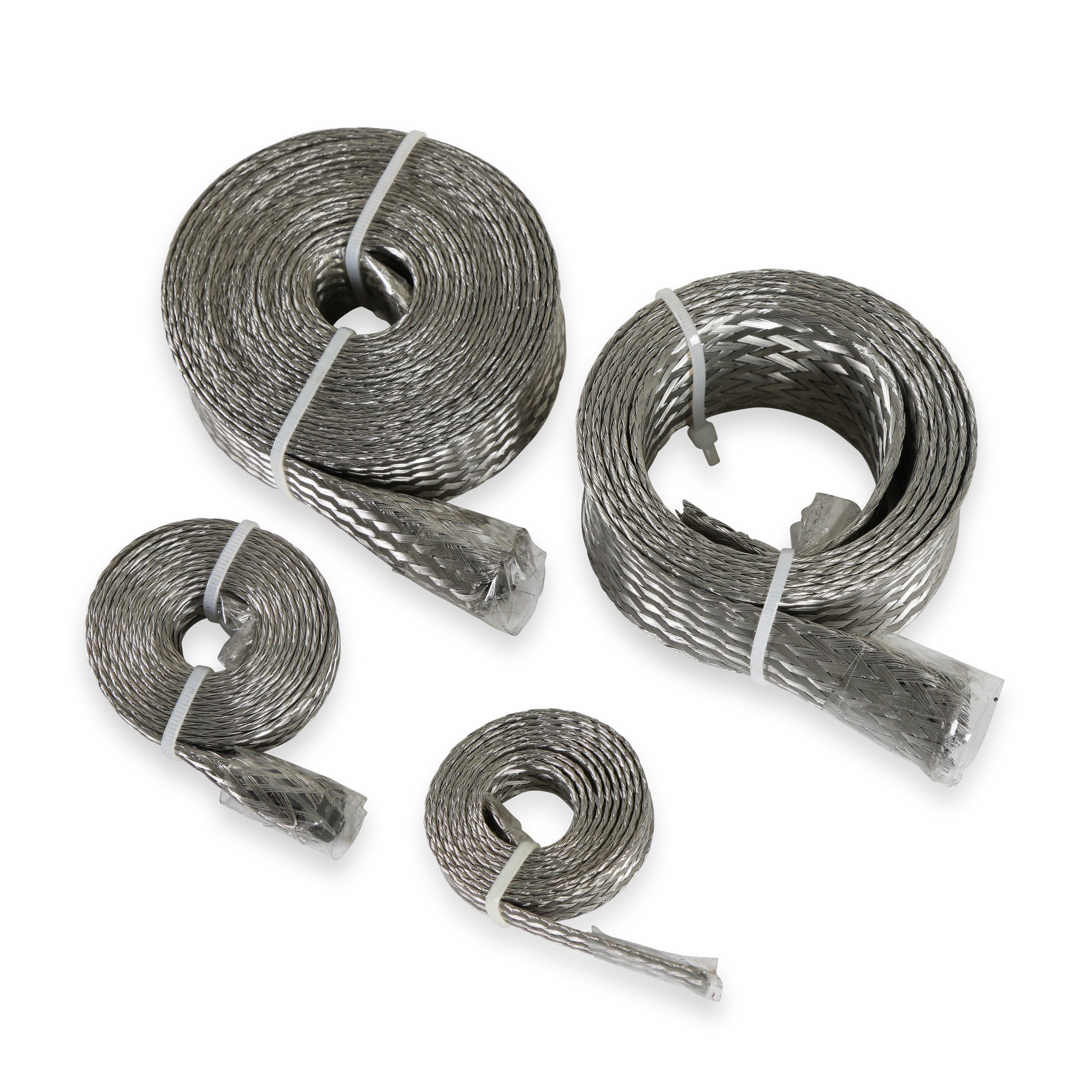 Mr Gasket Mr. Gasket Flex-braid Hose Sleeve Kit - Silver Gasket Set 8092 product image 5