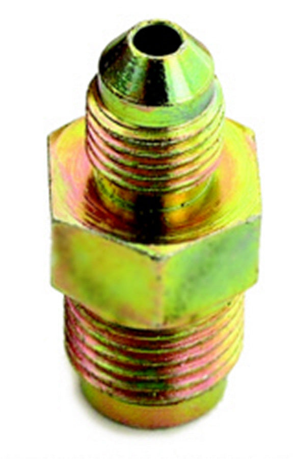 A-1 PRODUCTS A1P1071603 Straight Adapter, 3 AN Male to 7/16-24 in Inverted Flare Male