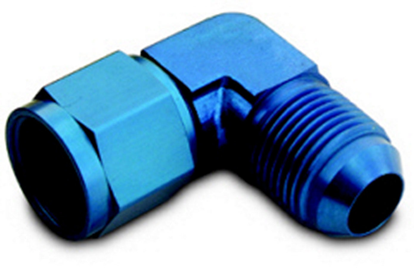 A-1 Products A1PCPL908 #8 AN Male to #8 AN Female 90-Degree Swivel Adapter