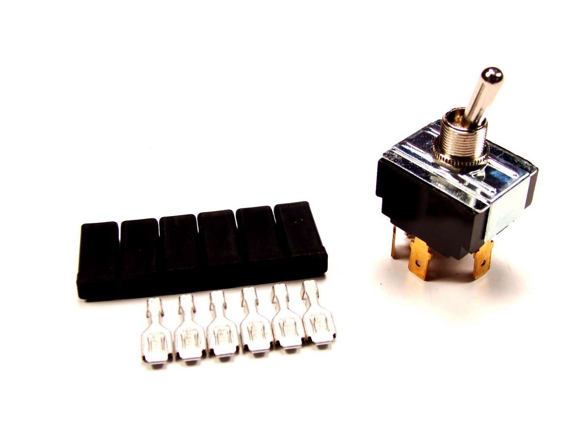 American Autowire 500148 Toggle Turn Signal Switch with 1/4-Inch Female Connectors