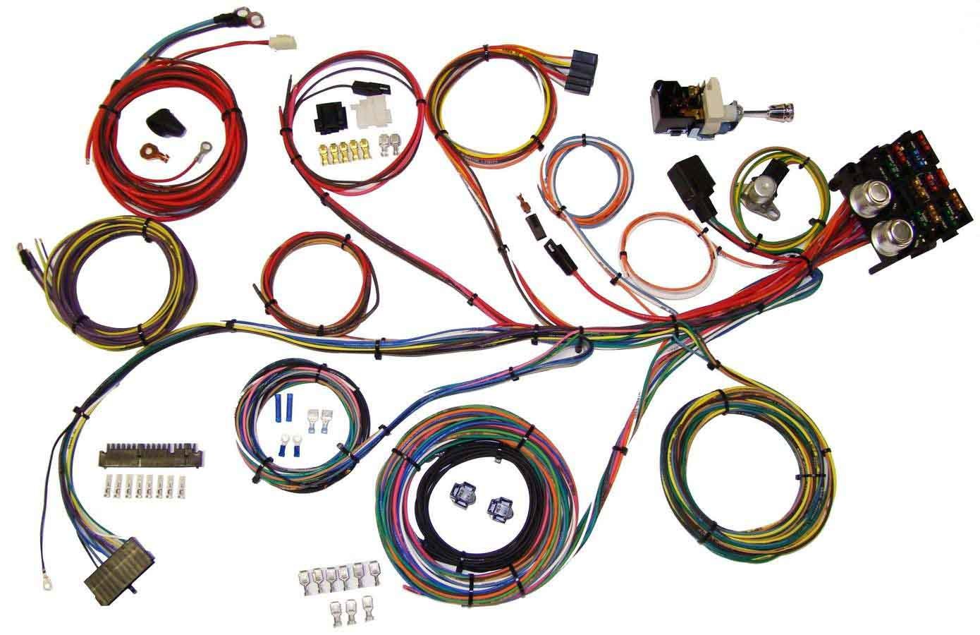 American Autowire Power Plus 13 Integrated Fuse Box Wiring Harness System 510004