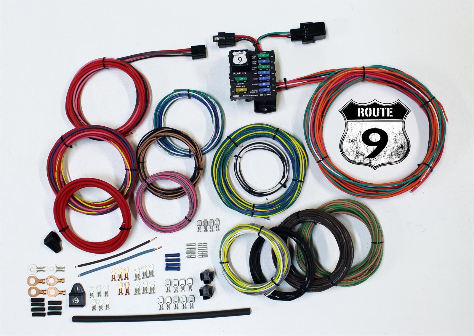 American Autowire Route 9 Universal Wiring Kit, 510625