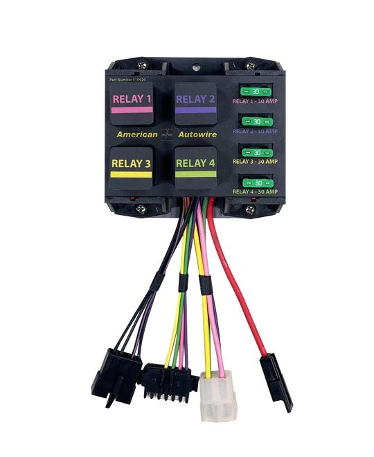 American Autowire Relays/Relay Kits Banked Relay System 4 Relays 510920