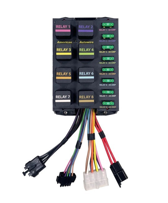 American Autowire Relays/Relay Kits Banked Relay System 8 Relays 510924
