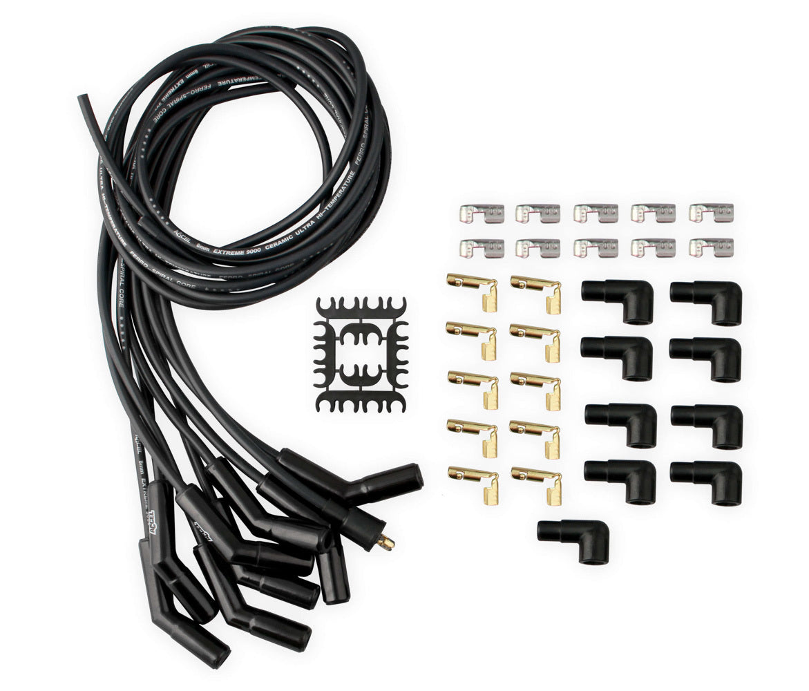 ACCEL Wheel Accessory Spark Plug Wire Set w/ 135-Deg Ceramic Boots 9002CK
