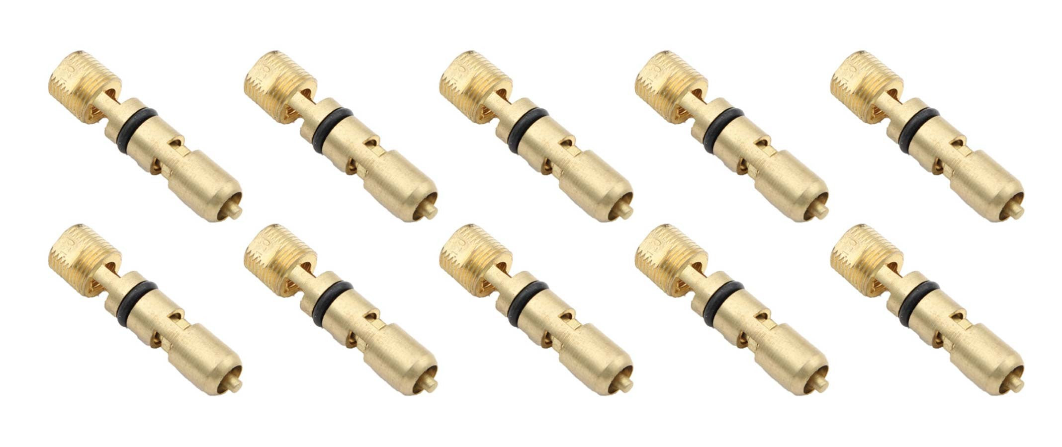 Advanced Engine Design 5110X .110 Viton Adjustable Needle and Seat Set for Holley and Quick Fuel Carburetors, 10-Pack
