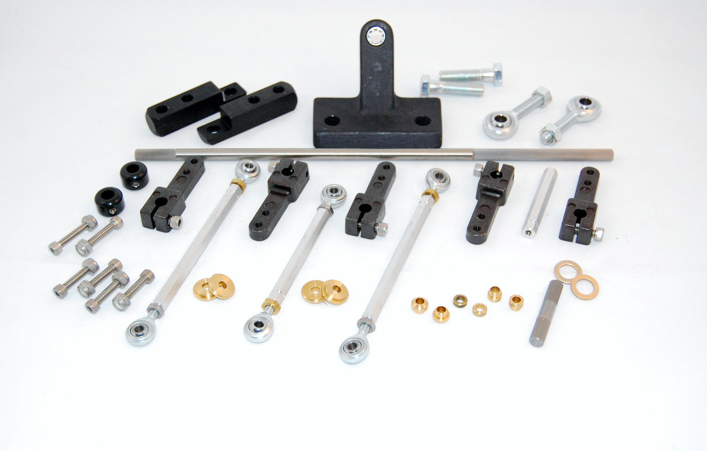 Advanced Engine Design Throttle Linkage and Components Pro Tunnel Ram Linkage Kit - SBC 7000