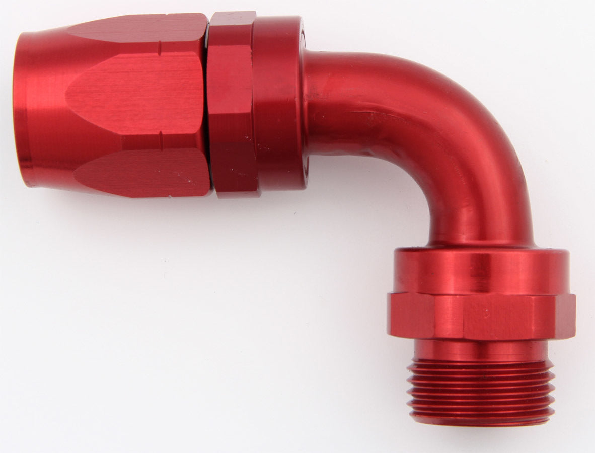 Aeroquip FBM1360 90-Degree -12 AQP/StartLite Hose-End Fitting, -12 ORB Male, Swivel Aluminum