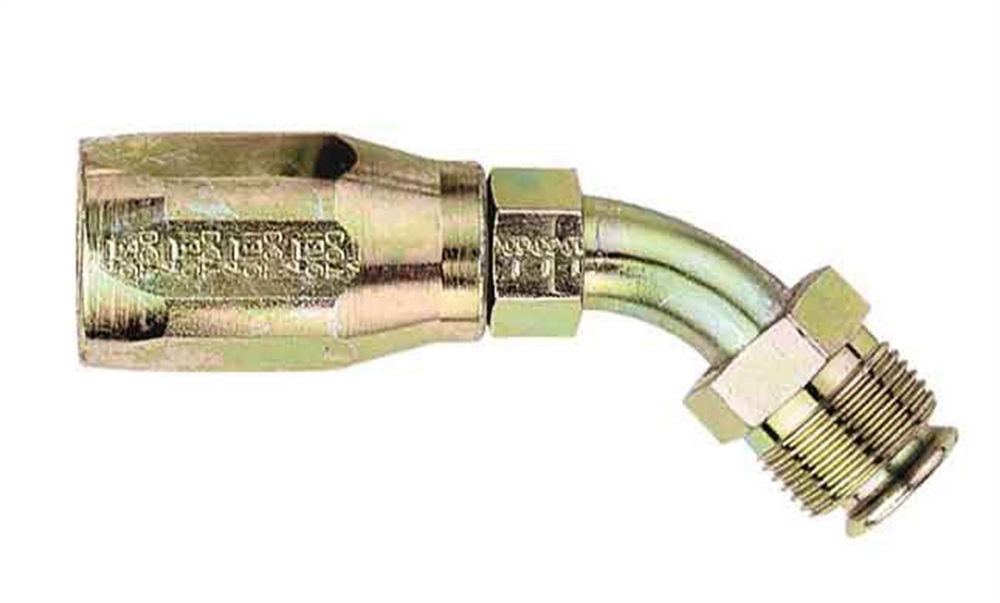 Aeroquip Hose Ends #6 45d Elbow P/S Fit. FBM1382