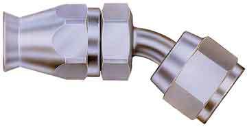 Aeroquip Hose Ends #3 45 Stl Swivel (Teflon FCM1110