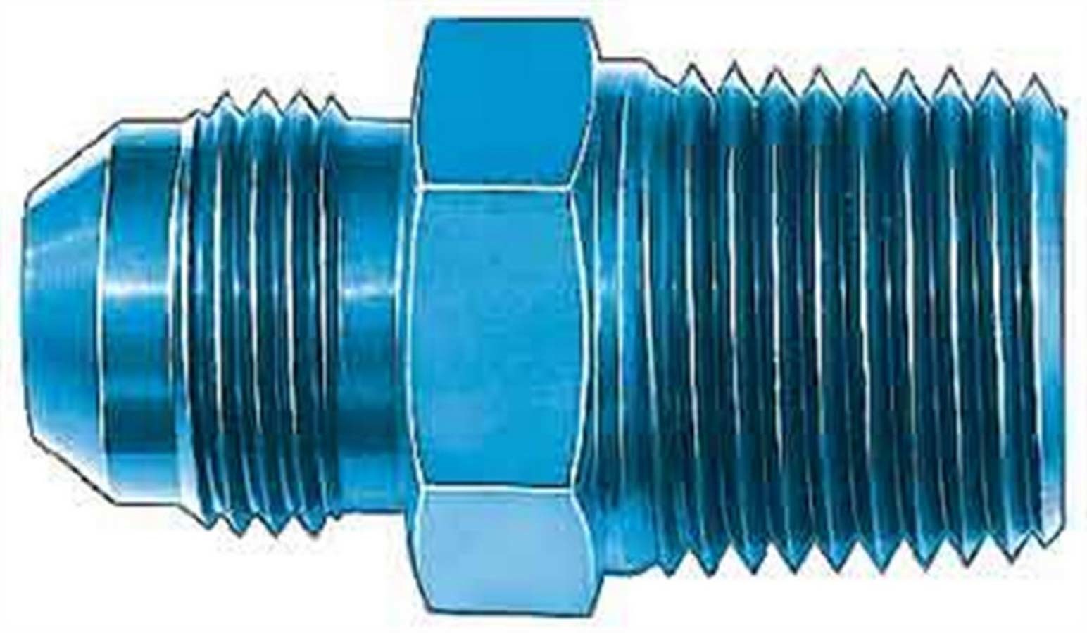 Aeroquip AN-NPT Fittings and Components St Alum #4flare/1/4in Pipe FCM2002