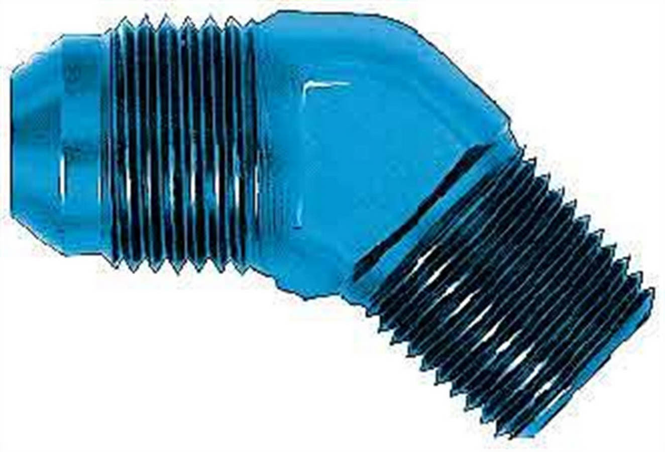 Aeroquip AN-NPT Fittings and Components 45 Alum #8flare/3/8in Pipe FCM2023