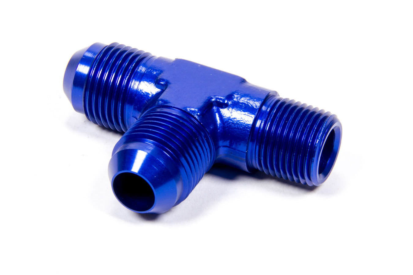 Aeroquip AN-NPT Fittings and Components Alum Run Tee #8fl/3/8in P FCM2126