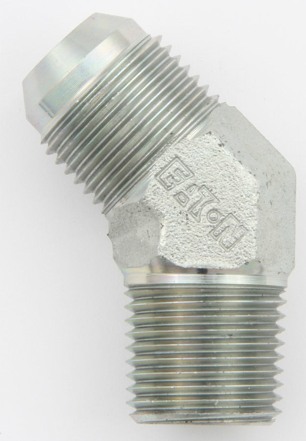 Aeroquip AN-NPT Fittings and Components 45 Male Elbow #12 To 1/2 Npt Steel Fitting FCM2595