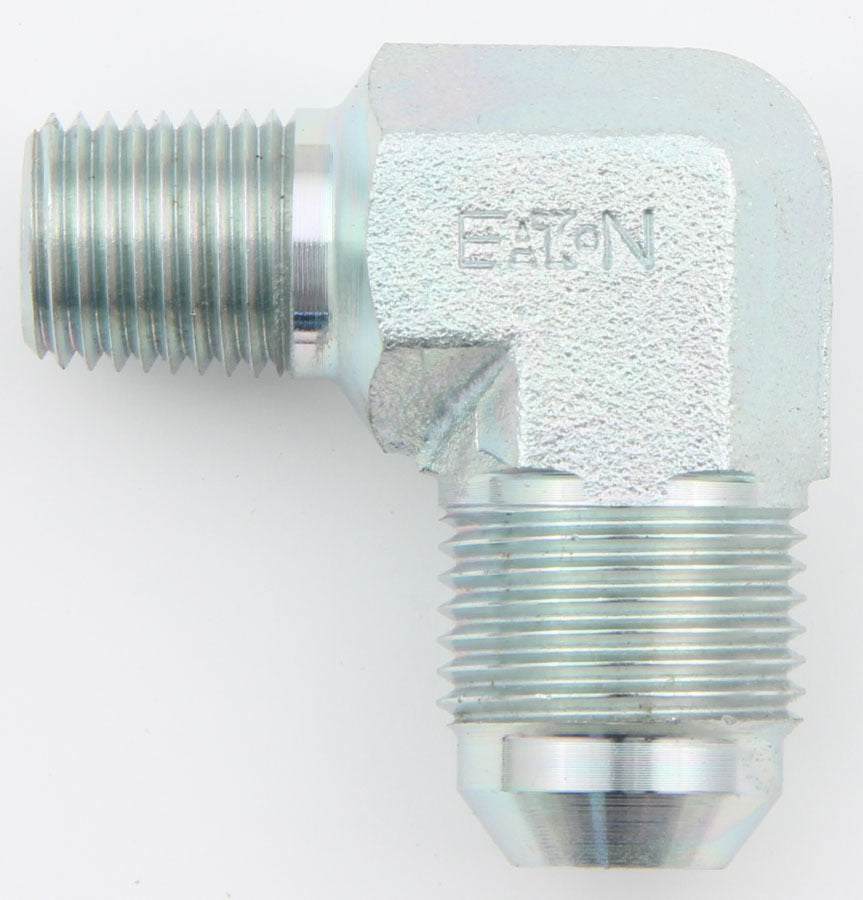 Aeroquip AN-NPT Fittings and Components 90 Male Elbow #8 To 1/4 Npt Steel Fitting FCM2617