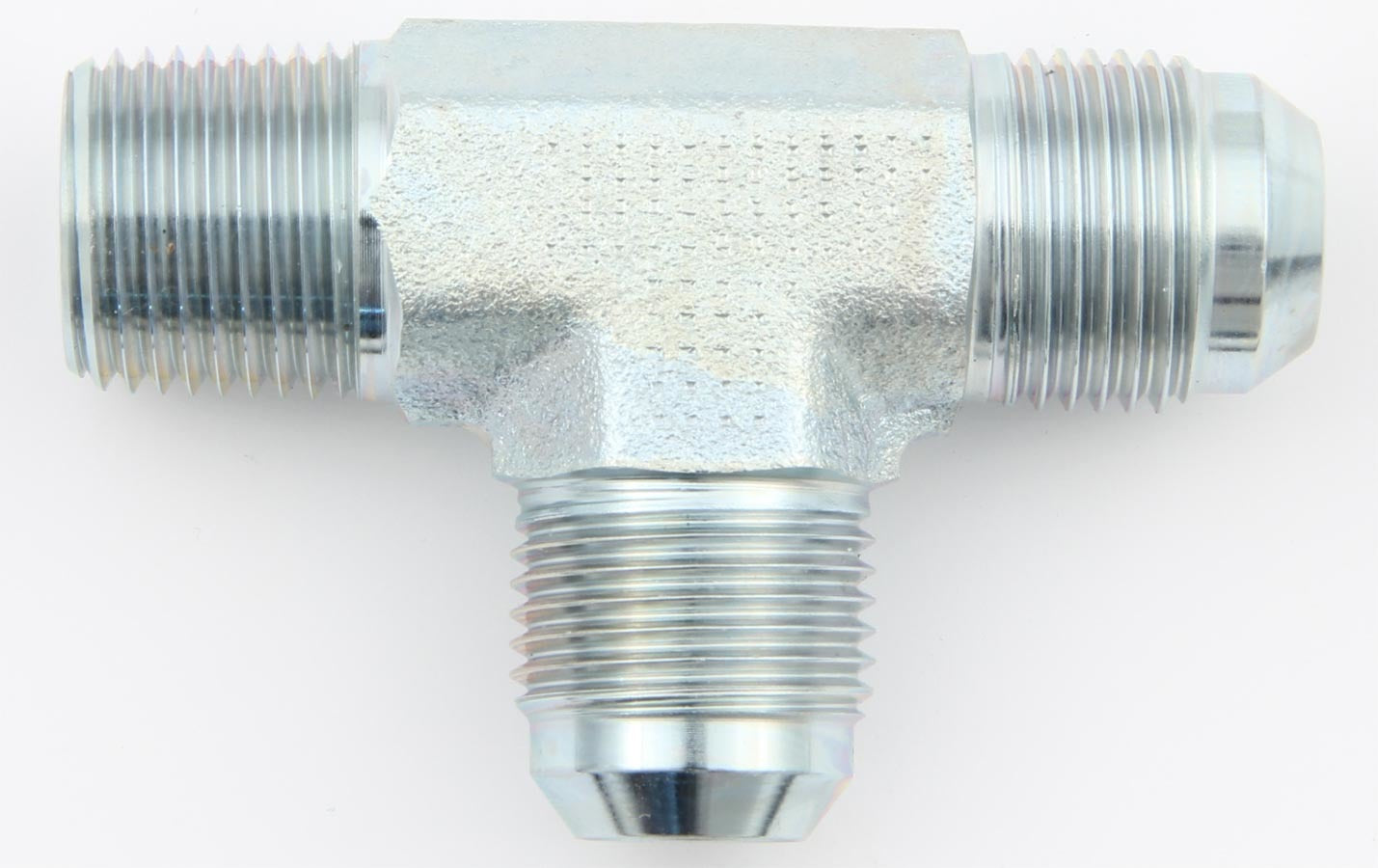 Aeroquip AN-NPT Fittings and Components Male Run Tee Steel #10 To 1/2 Npt FCM2708
