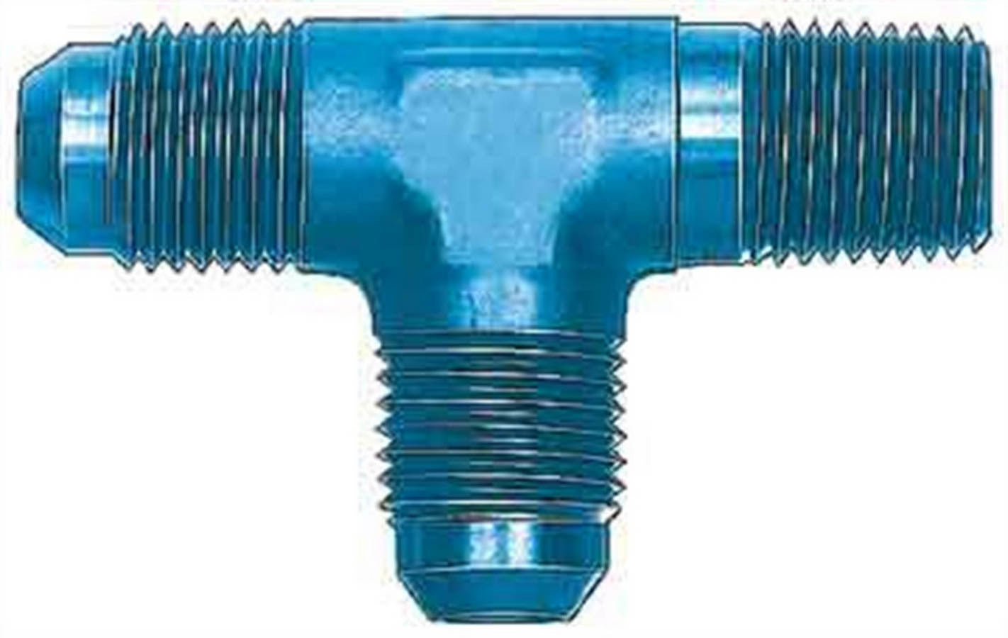 Aeroquip AN-NPT Fittings and Components Male Run Tee Aluminum #3 TO 1/8 Npt FCM2714