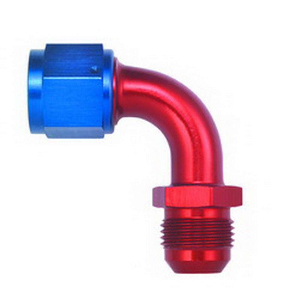 Aeroquip AN-NPT Fittings and Components #12 Male to #12 Female 90 Deg Swivel Fitting FCM3158