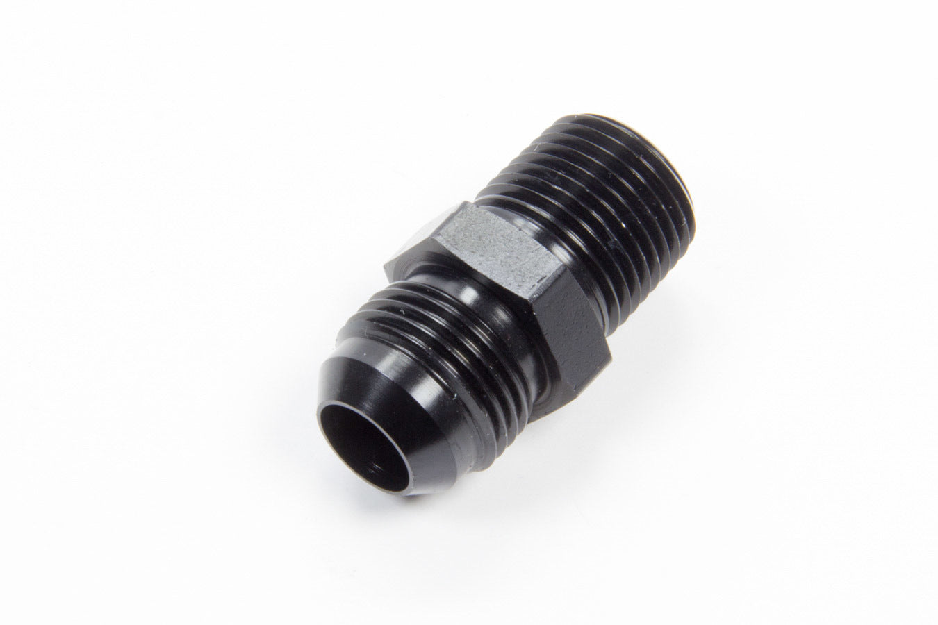 Aeroquip AN-NPT Fittings and Components Str Alum #10 Flare 1/2in Black FCM5009