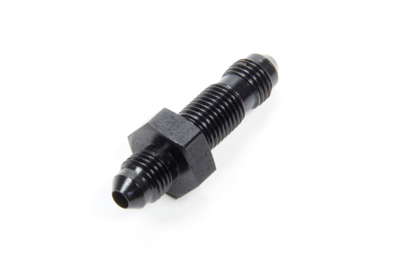 Aeroquip AN-NPT Fittings and Components #4 Flare End Bulkhead Union Black FCM5071