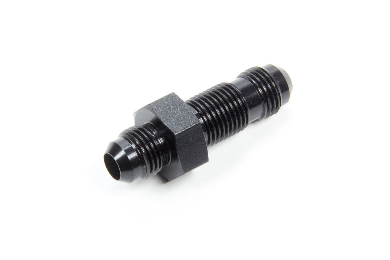 Aeroquip AN-NPT Fittings and Components #6 Flare End Bulkhead Union Black FCM5072