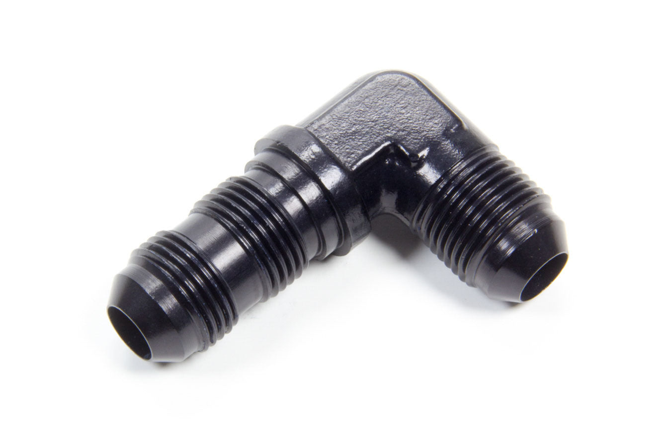 Aeroquip AN-NPT Fittings and Components #8 Flare 90 Deg Bulkhead Union Black FCM5083