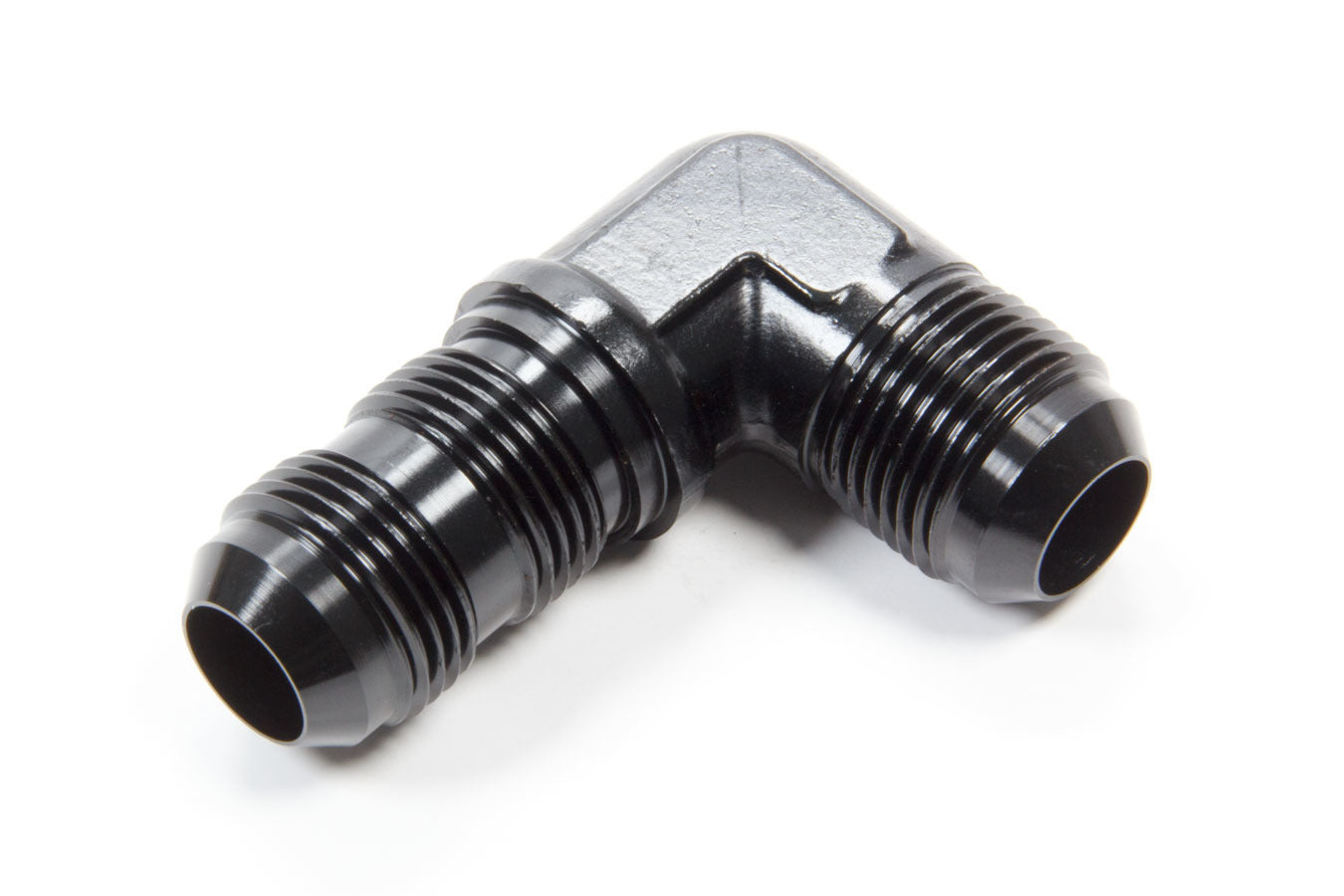 Aeroquip AN-NPT Fittings and Components #12 Flare 90 Deg Blkhd Union Black FCM5085