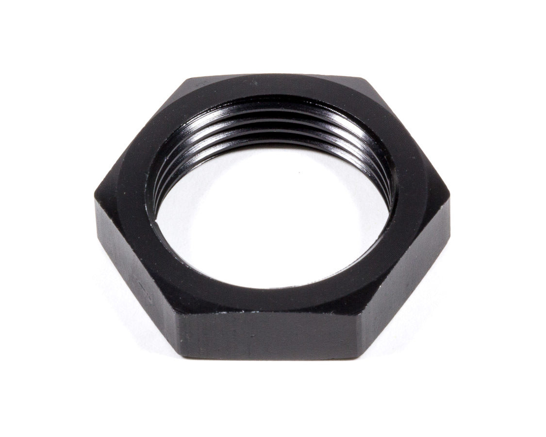 Aeroquip FCM5106 Bulkhead Fitting Locknut, -16 AN Aluminum, Black Anodized