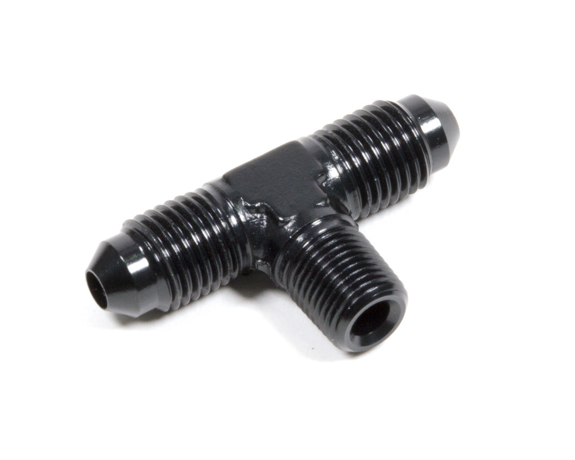 Aeroquip AN-NPT Fittings and Components Alum #4 Male Branch Tee Black FCM5121