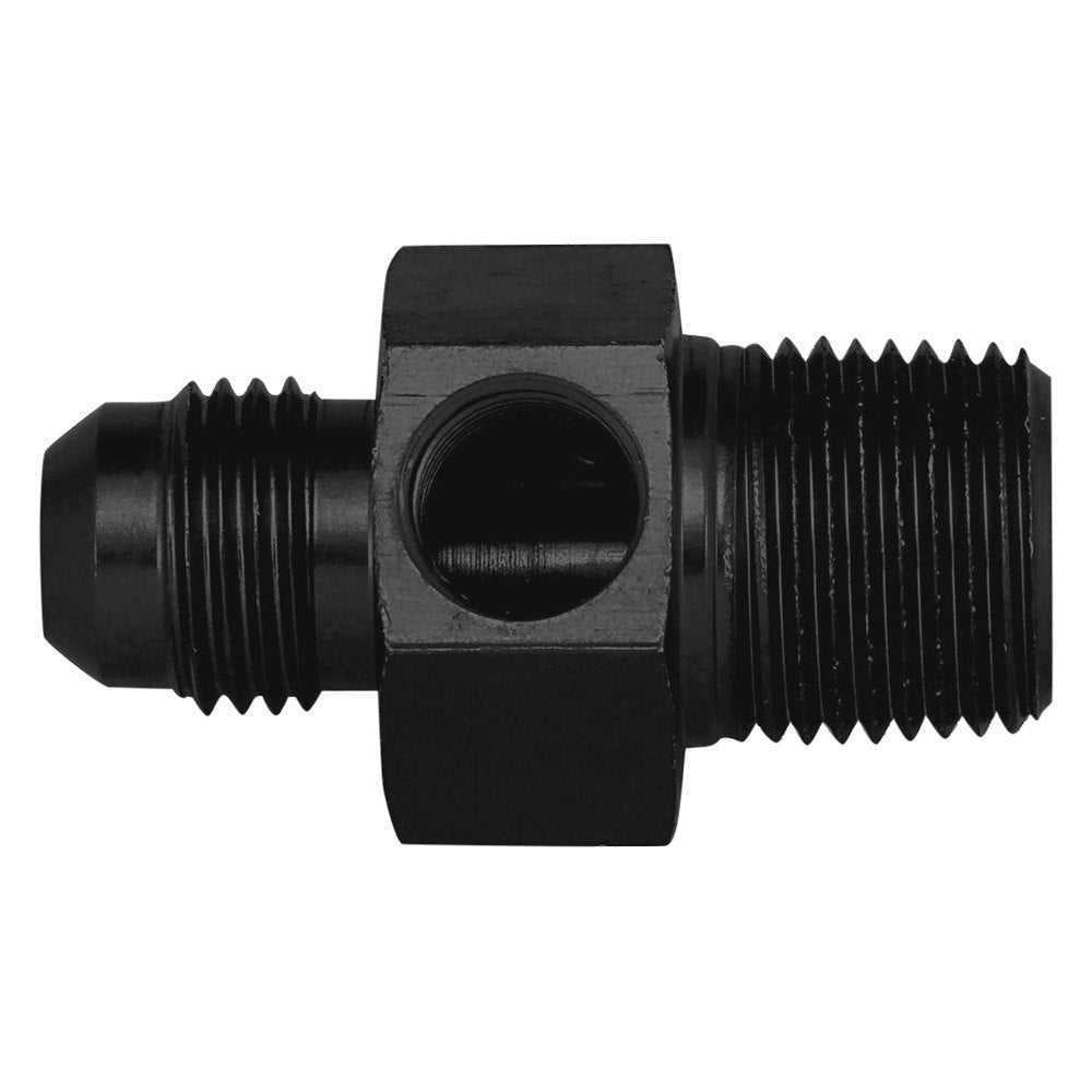 Aeroquip AN-NPT Fittings and Components 6an to 3/8npt Adapter Fitting w/1/8npt port FCM5277