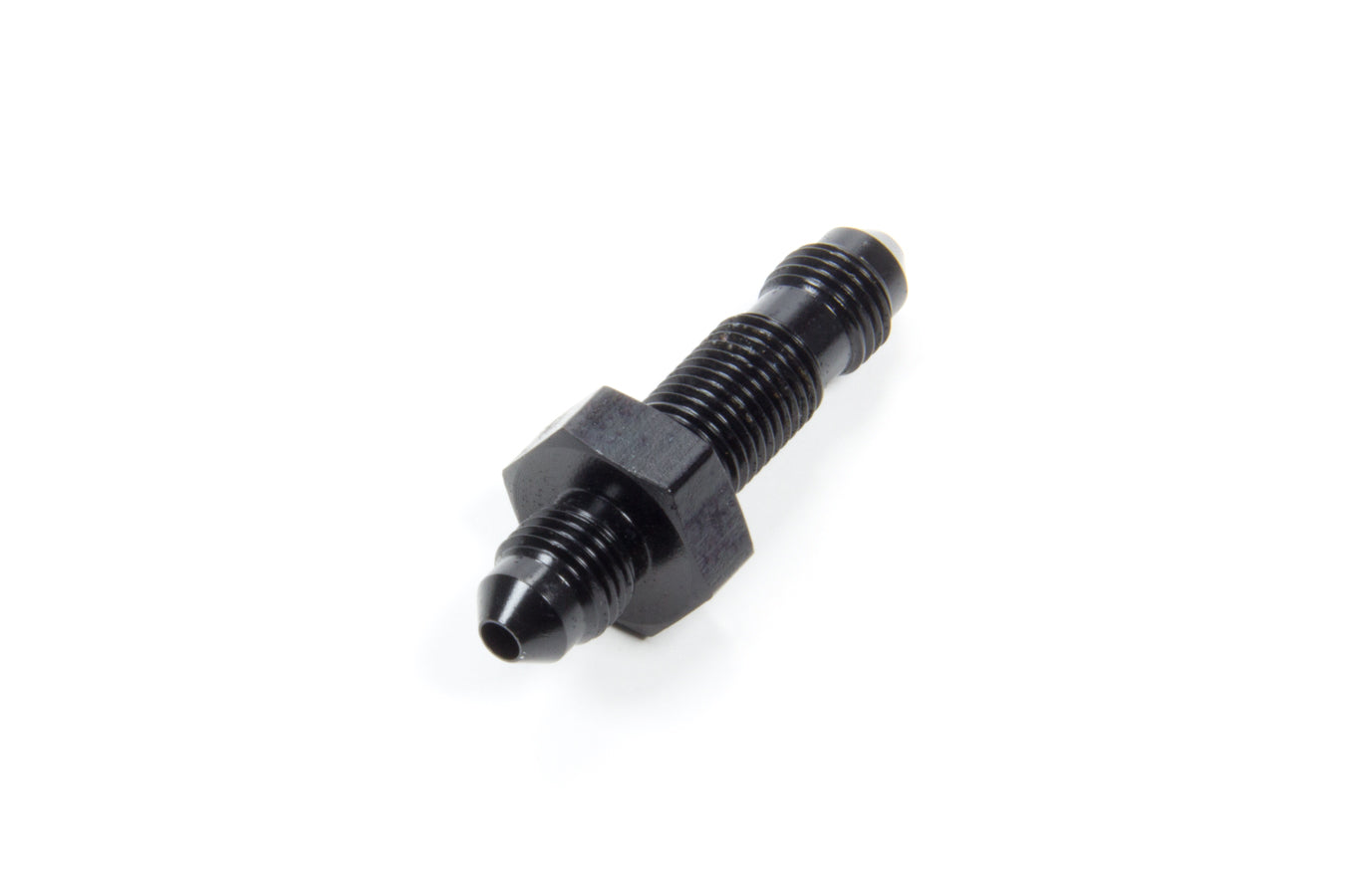 Aeroquip AN-NPT Fittings and Components Alum Bulkhead Union #3 Flare Black FCM5769
