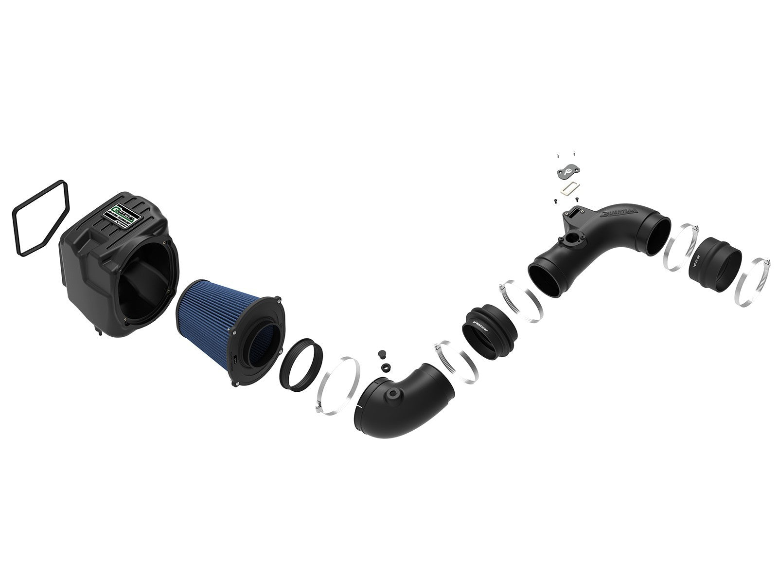 aFe Power Cold Air Intake Kit Quantum Air Intake Kit 11-16 GM P/U 6.6L 53-10006R