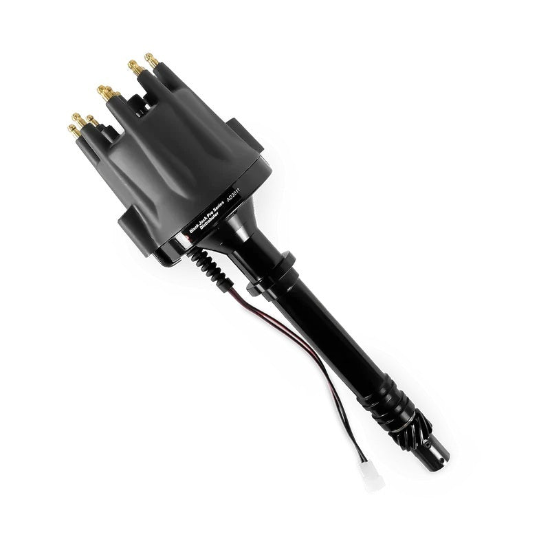 Aces Fuel Injection Inc Ignition Component SBC/BBC Mag Distributor Black Jack Pro Series AD2011