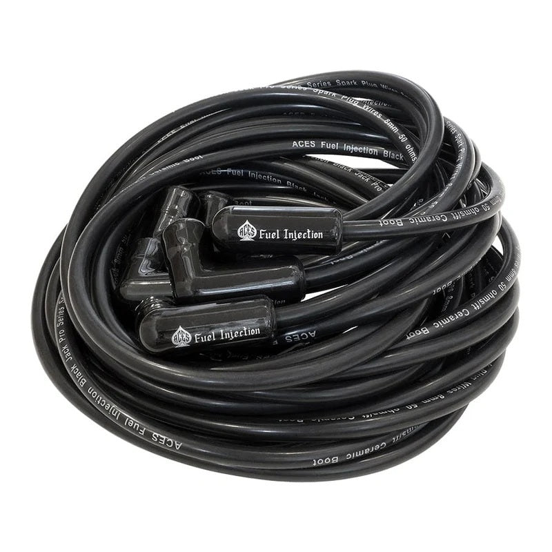 Aces Fuel Injection Inc Wheel Accessory Black Jack Plug Wires 180 Pro Ceramic Boots AW2010