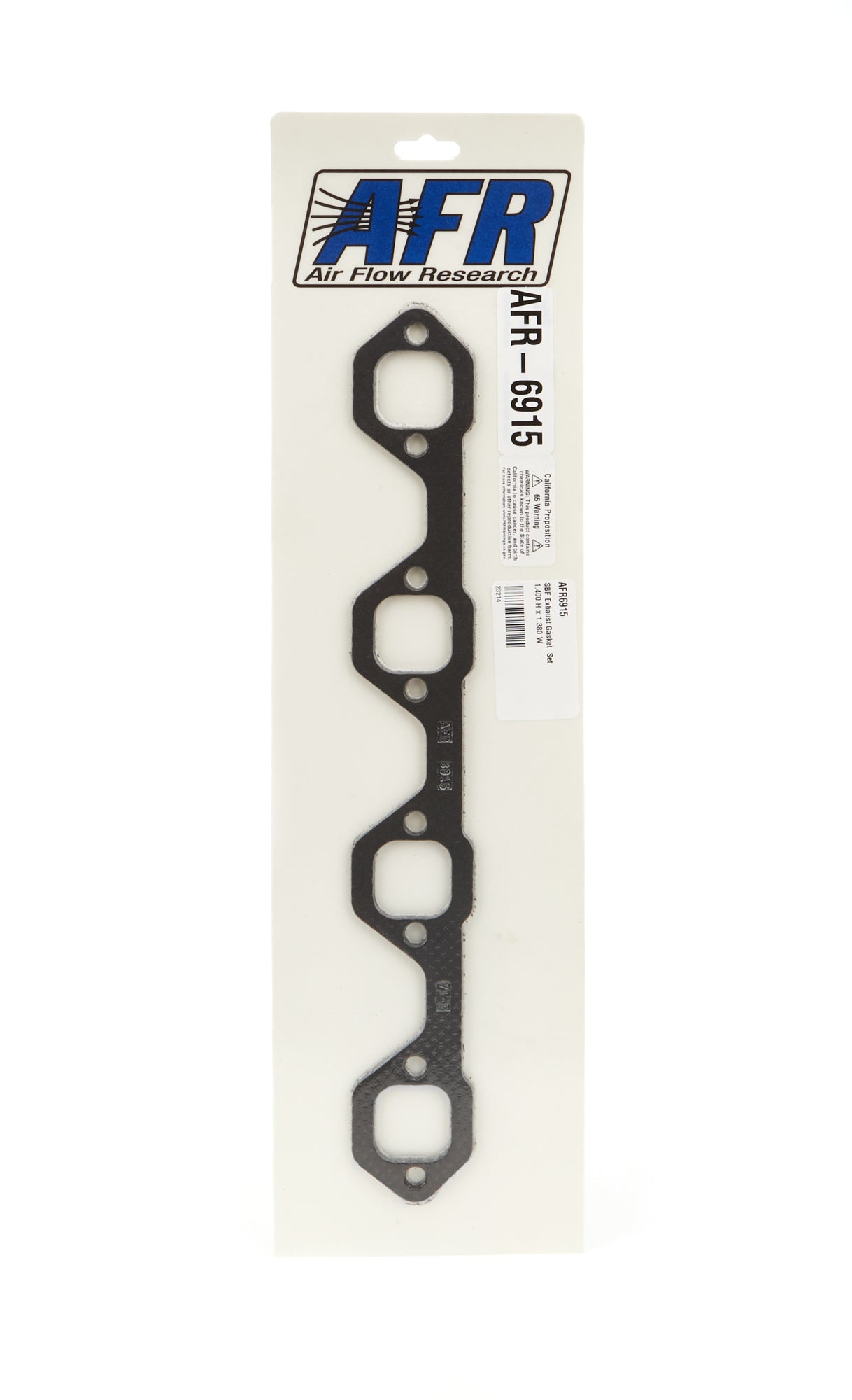 Air FLow Research Exhaust Header SBF Exhaust Gasket Set 1.400 H x 1.380 W 6915