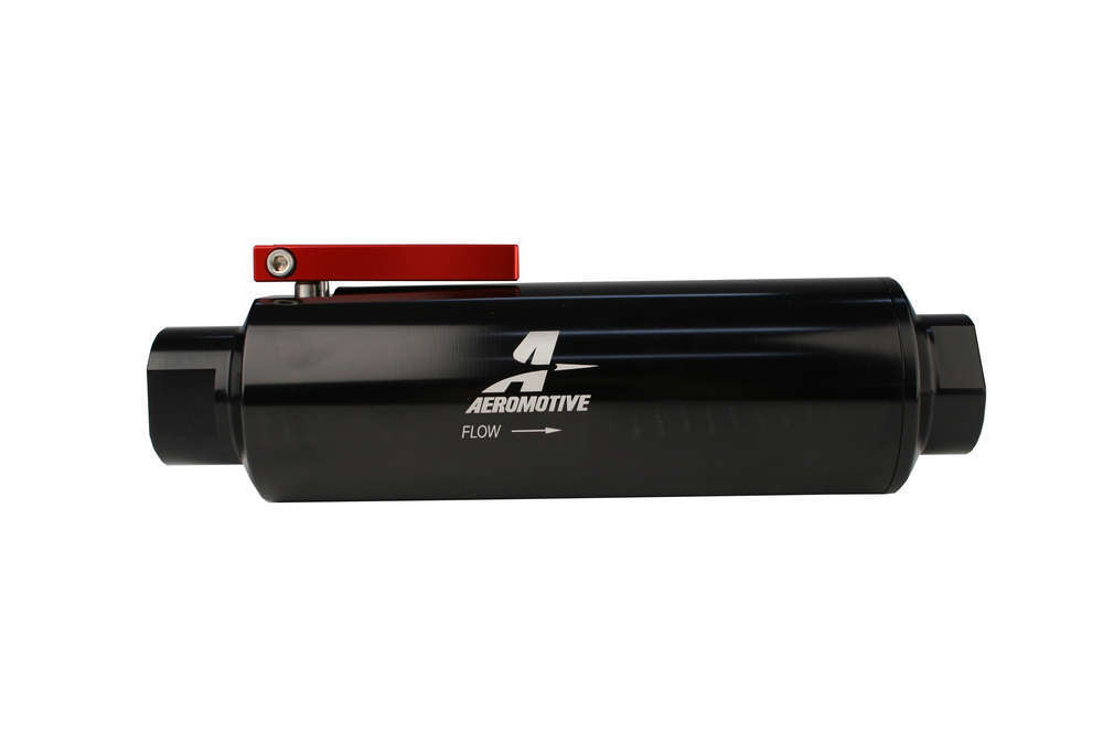 Aeromotive Fuel System Fuel Filter w/Shut-Off -12an 12332