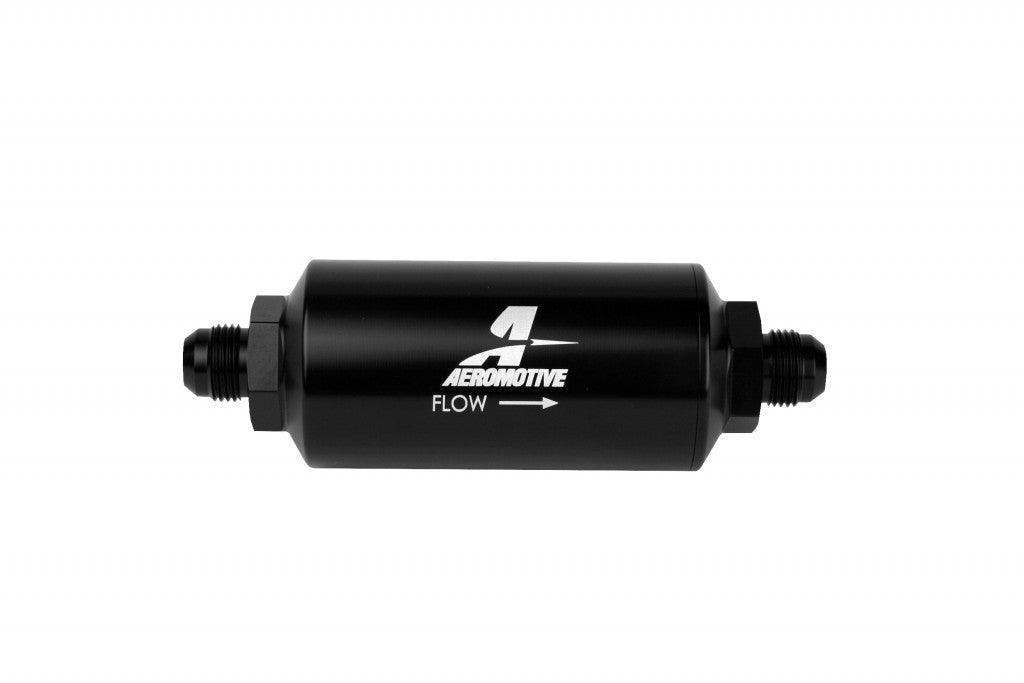 Aeromotive Fuel System Fuel Filters and Components 10an Inline Fuel Filter 10 Micron 2in OD Black 12385