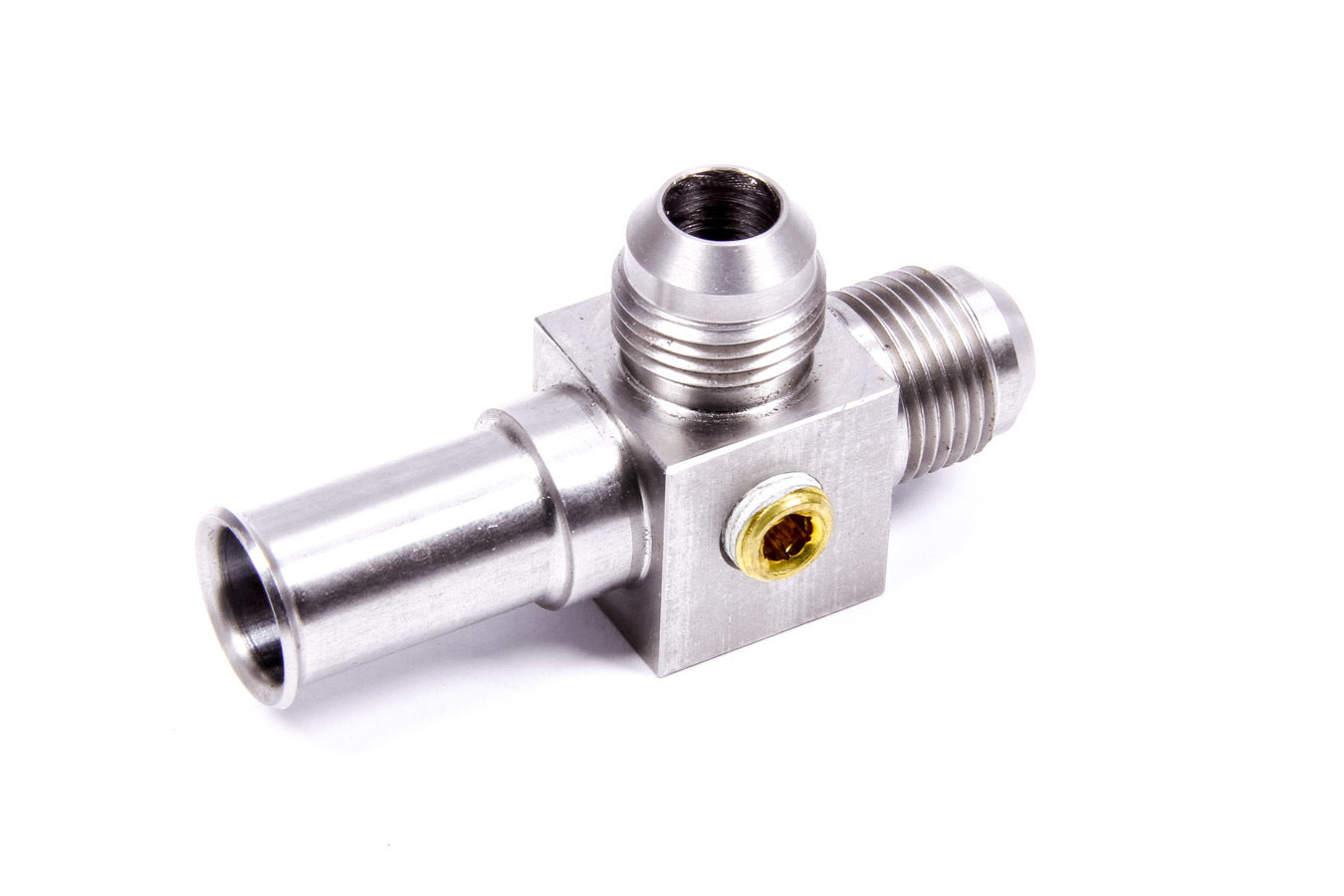 Aeromotive Fuel System AN-NPT Fittings and Components '-8an T S/S Male Couplers to Ford Pressure Line 15102