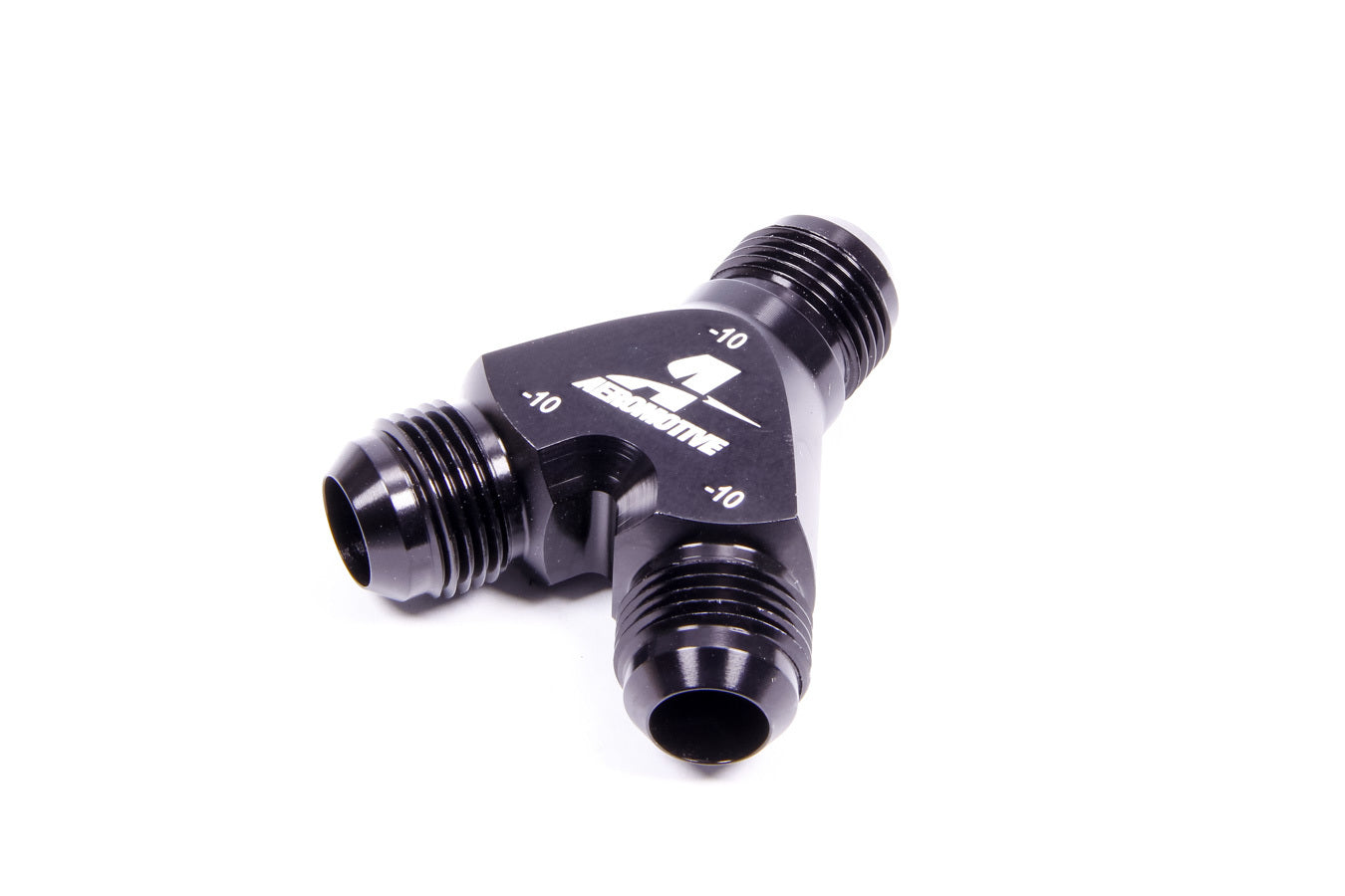 Aeromotive Fuel System AN-NPT Fittings and Components Y-Block Fitting - 10an to 2 x -10an 15676