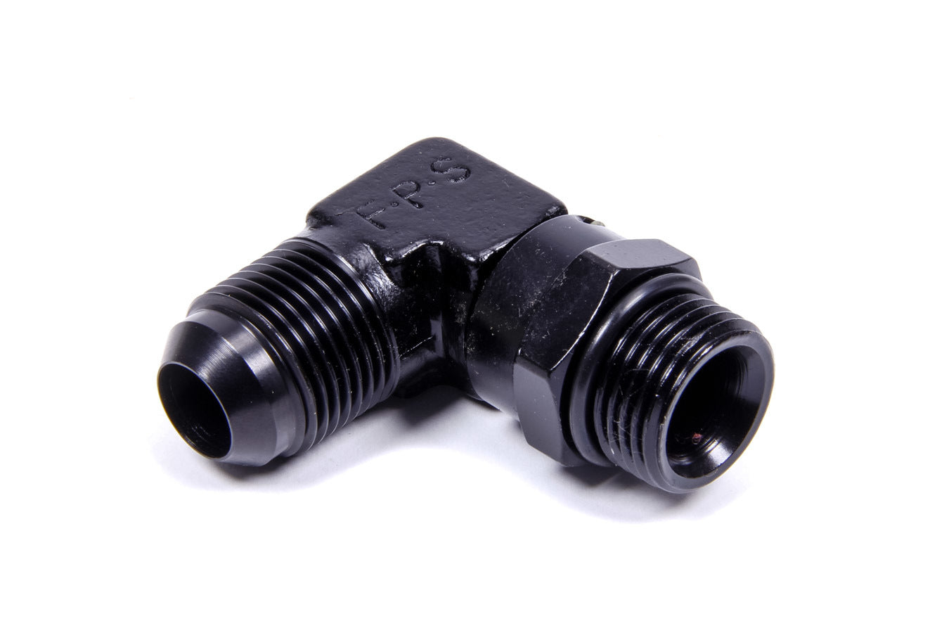 Aeromotive Fuel System AN-NPT Fittings and Components 10an Male to 10an ORB 90 Degree Fitting 15691