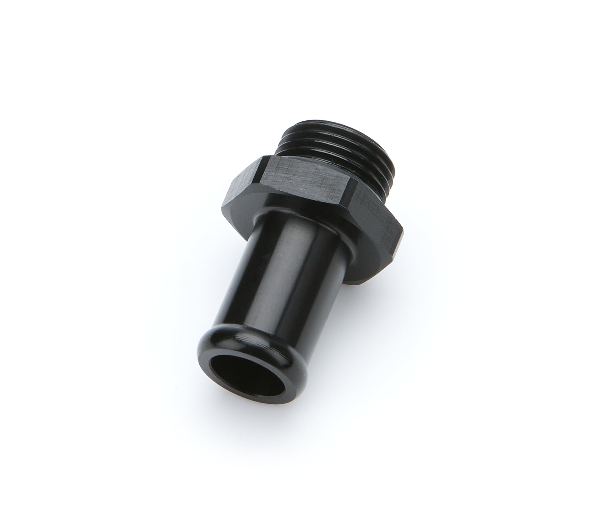 Aeromotive Fuel System Coolant Hose Fitting 8an to 5/8 Slip 1/4 Thru 15768