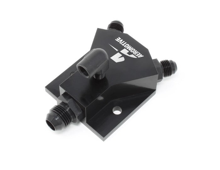 Aeromotive Fuel System AN-NPT Fittings and Components Fitting Kit Y-Block 1x 6an 2x 6an 1/8-NPT 65607