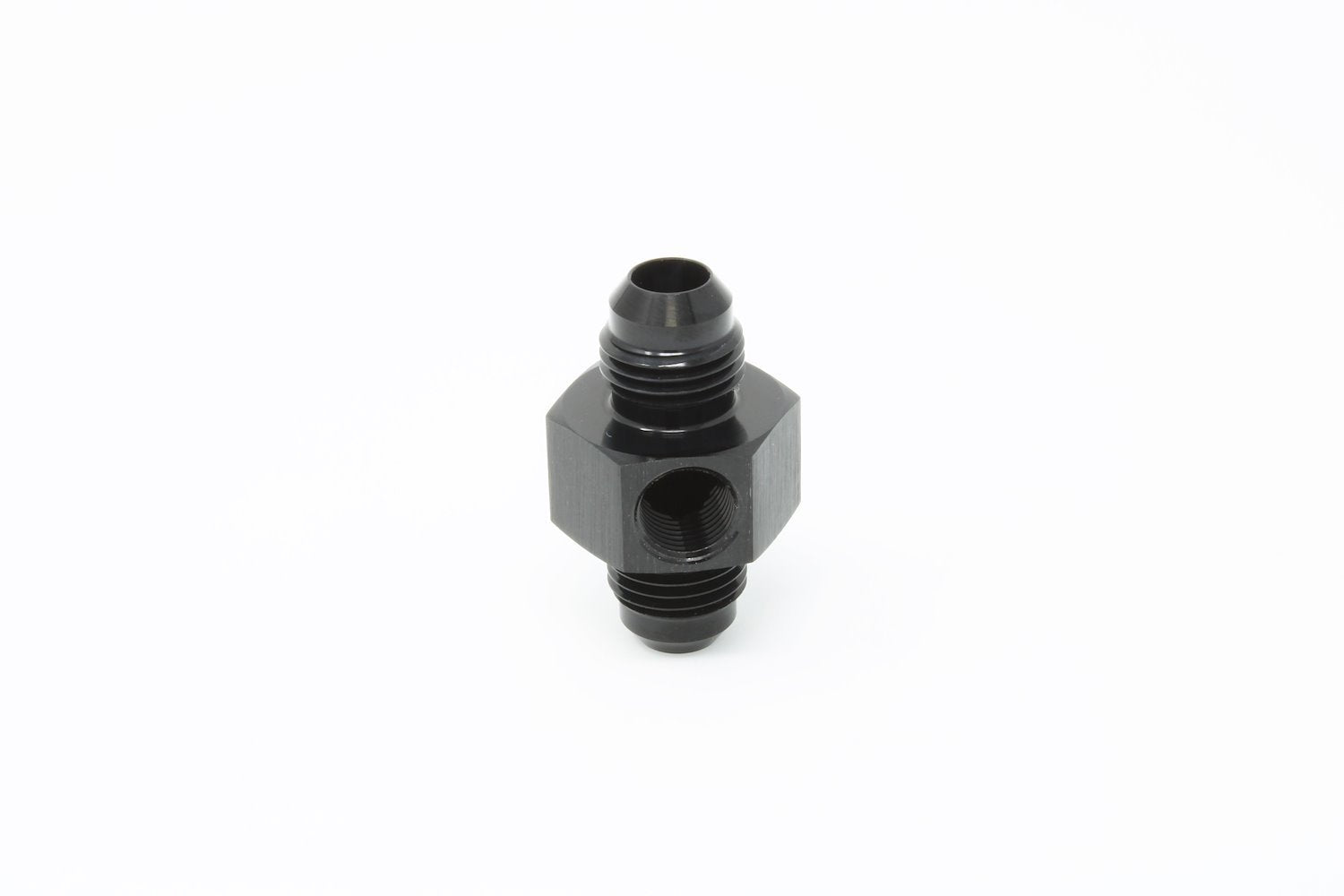 Aeromotive Fuel System AN-NPT Fittings and Components Fitting Union Flare Flare 6an w/1/8-NPT Port 65608
