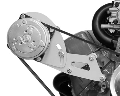 Alan Grove Components 134R A/C Compressor Bracket Passenger Side Long Water Pump Small Block Chevy